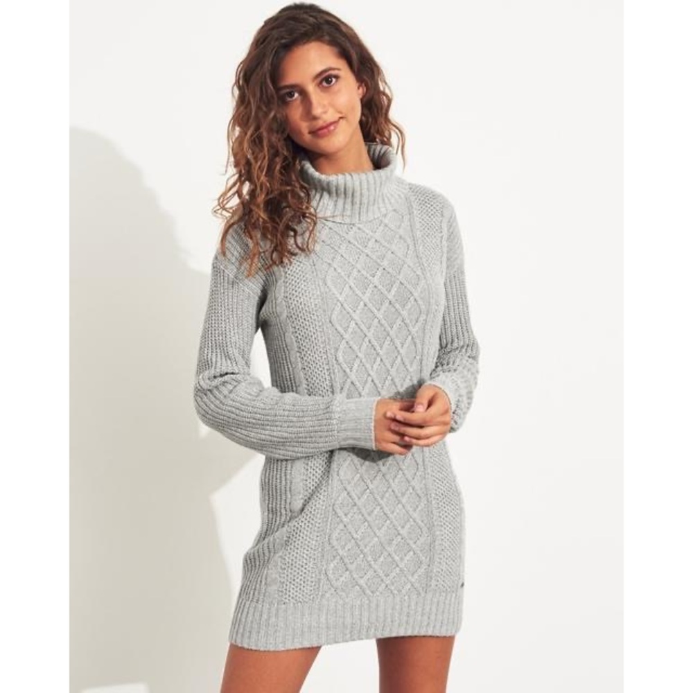 Hollister Turtleneck Sweater Dress
